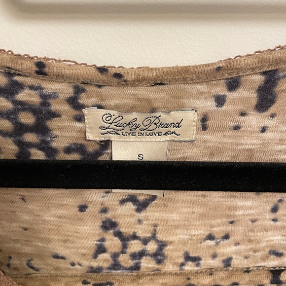 Patterned Lucky Brand Dress Size S - Picture 2 of 4